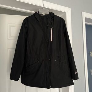 Free Country Black Jacket with Pink Logo